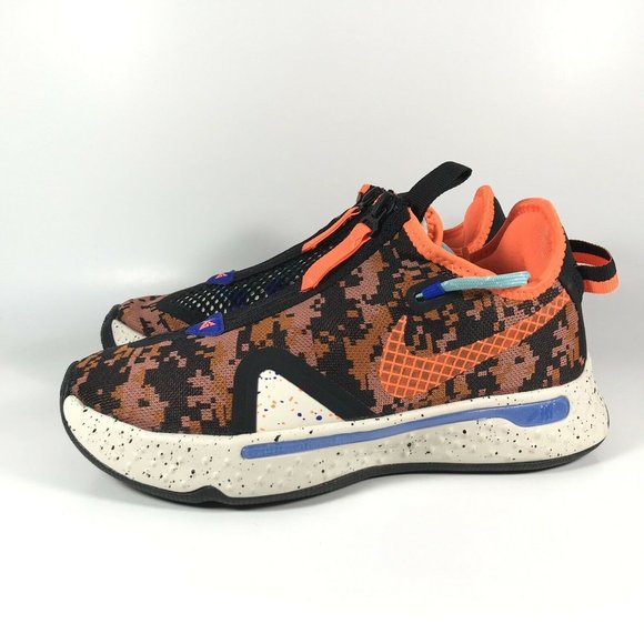 Nike PG 4 Digi Camo Paul George Basketball Sneaker - Picture 3 of 8
